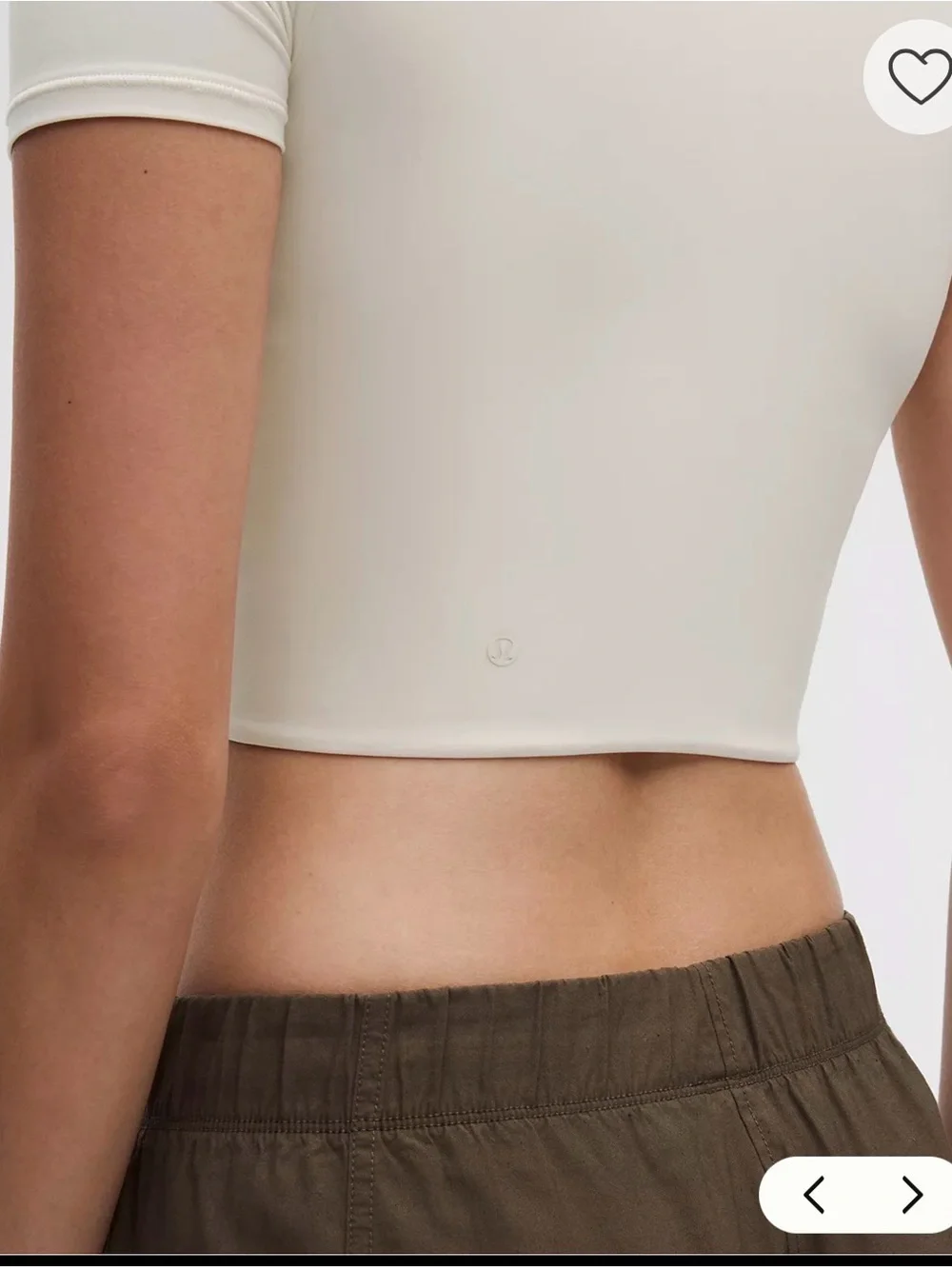 Lululemon Wundermost Ultra-Soft Nulu Crewneck Cropped T-Shirt